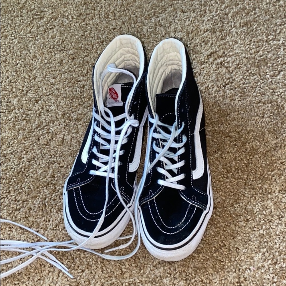 black high top vans
